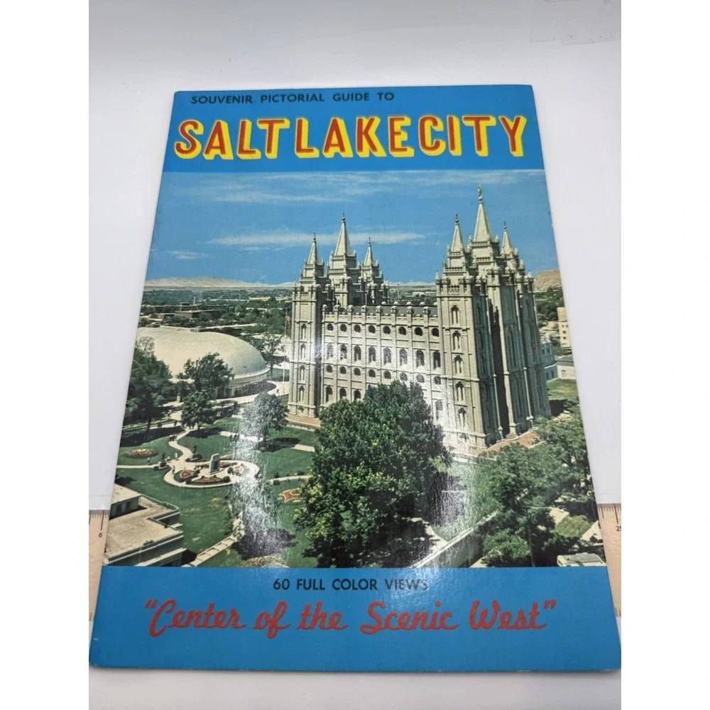 Souvenir Picture  Book of Utah and Salt‎ Lake City - 1970s travel booklet